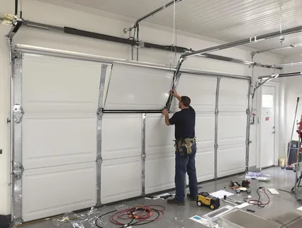 Garage Door Section Replacement in Ocala