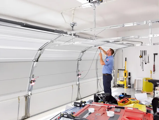 Garage door cable repair service by Ocala Garage Door Repair in Ocala