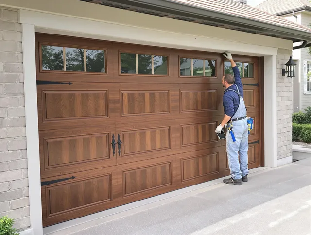Custom garage door showcase by Ocala Garage Door Repair in Ocala