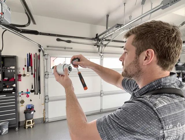 Garage door opener repair service by Ocala Garage Door Repair in Ocala